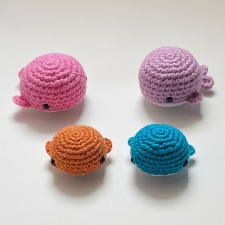 How to Crochet an Adorable Amigurumi Whale Step by Step