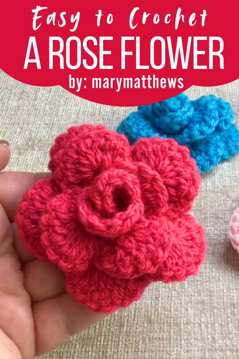Adorable Crochet Rose Flower Pattern for Handmade Beauty - Amigurumie