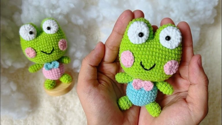 Lovely Crochet Frog Pattern That’s Full of Personality