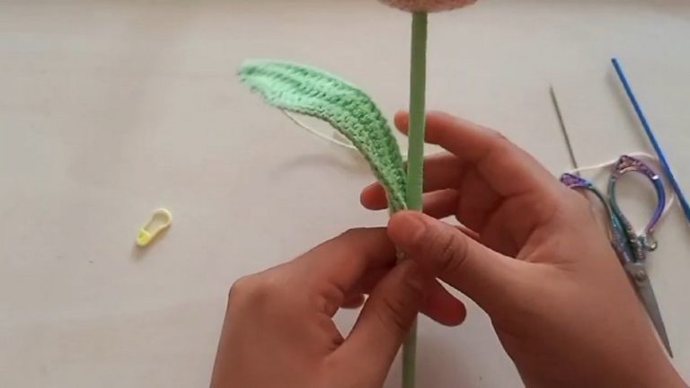Beautiful Crochet Tulip Tutorial to Brighten Any Space